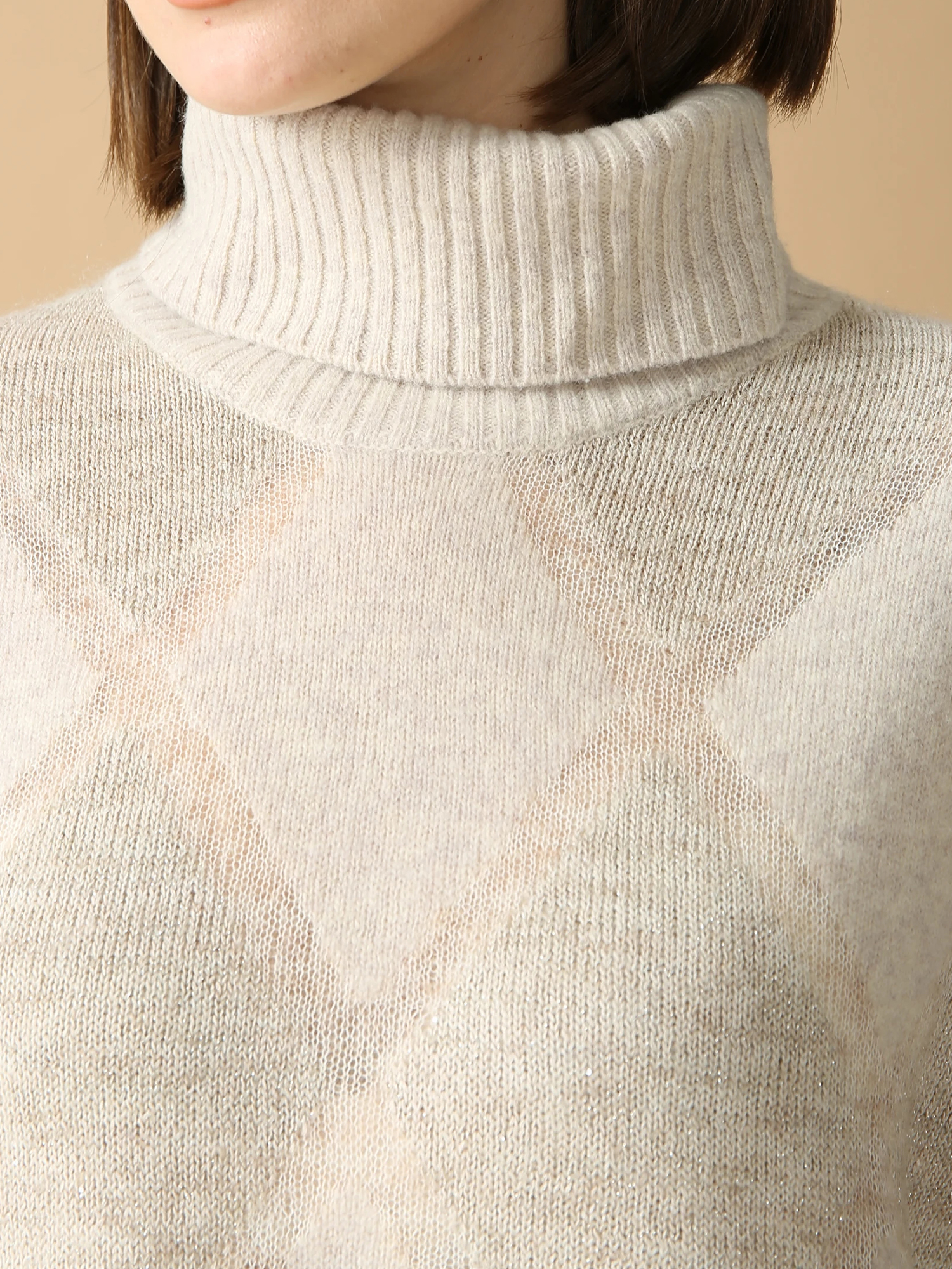 ニューイングランド ハイネック ニット セーター ｜ MORABITO BLANC