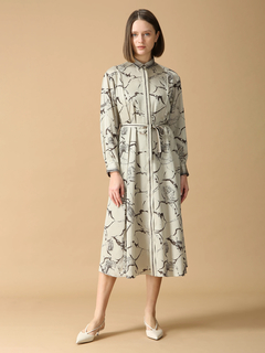 ✨MORABITO BLANC ✨上質モラビト植物柄モチーフロングワンピース38 公式】MORABITO BLANC（モラビトブラン）の通販｜.K online（ドット