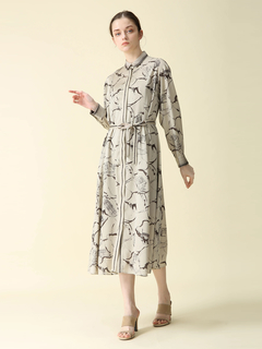 MORABITO BLANC(モラビトブラン) |パネルプリント ワンピース