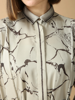 MORABITO BLANC(モラビトブラン) |パネルプリント ワンピース