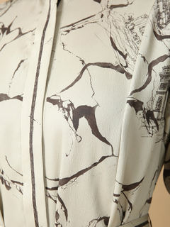 MORABITO BLANC(モラビトブラン) |パネルプリント ワンピース