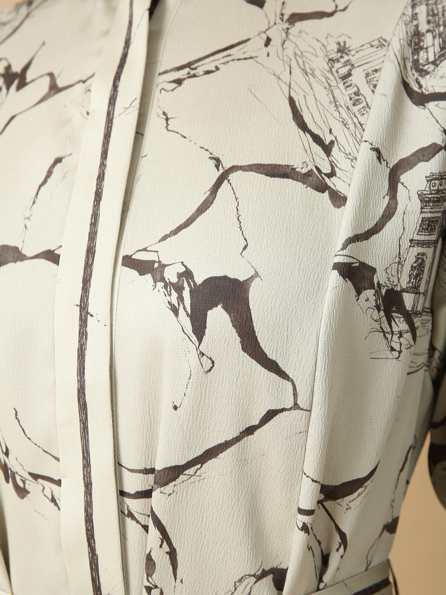 パネルプリントワンピース ｜ MORABITO BLANC（モラビトブラン）｜.K