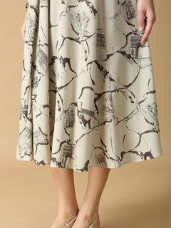 MORABITO BLANC(モラビトブラン) |パネルプリント ワンピース