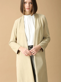 MORABITO BLANC(モラビトブラン) |ビジューフェイクスウェード コート