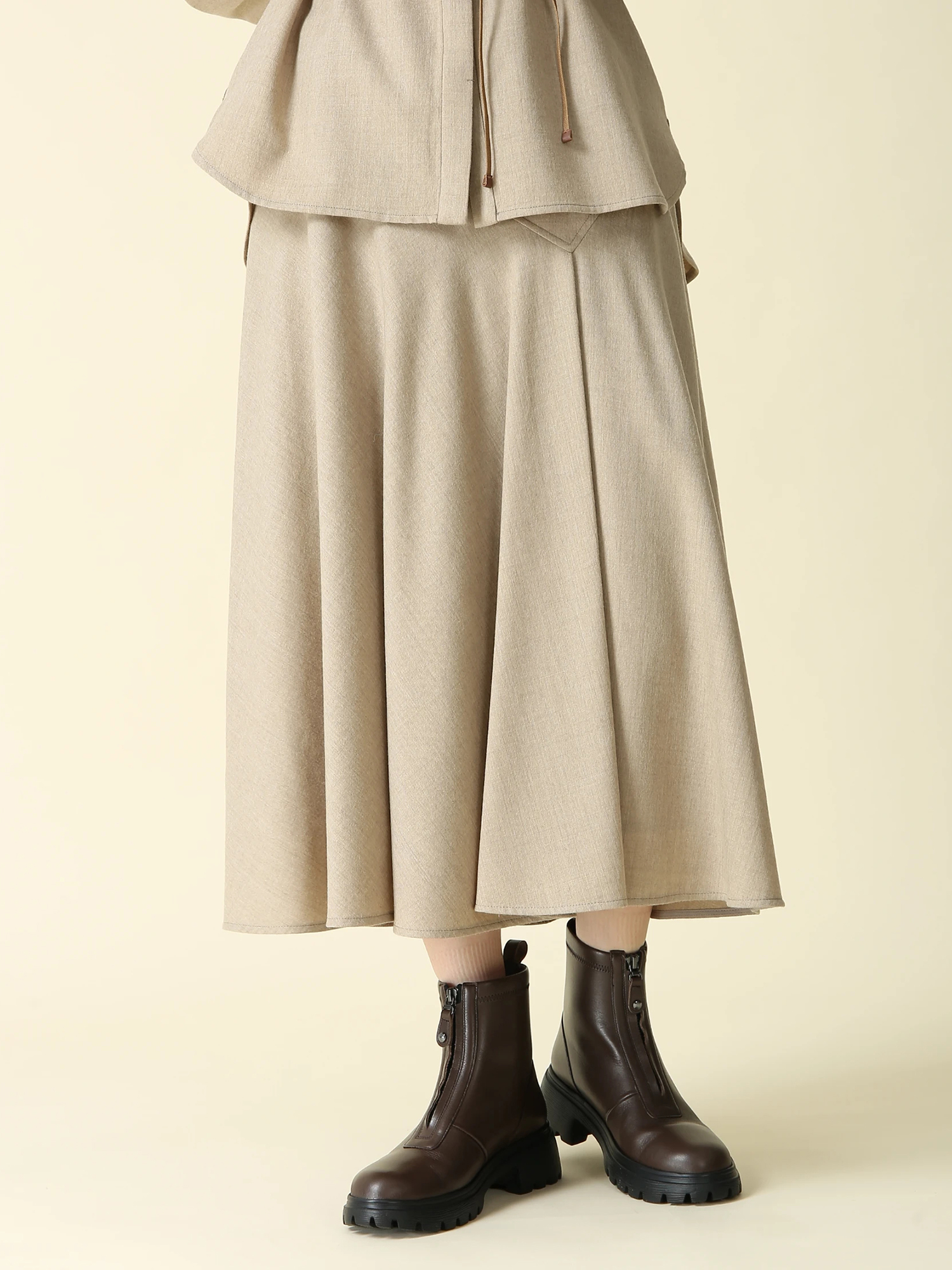 MORABITO BLANC モラビト ブラン ロングスカート美品 エレガント アンリセミフラノスカート ｜ MORABITO BLANC（モラビトブラン）｜.K