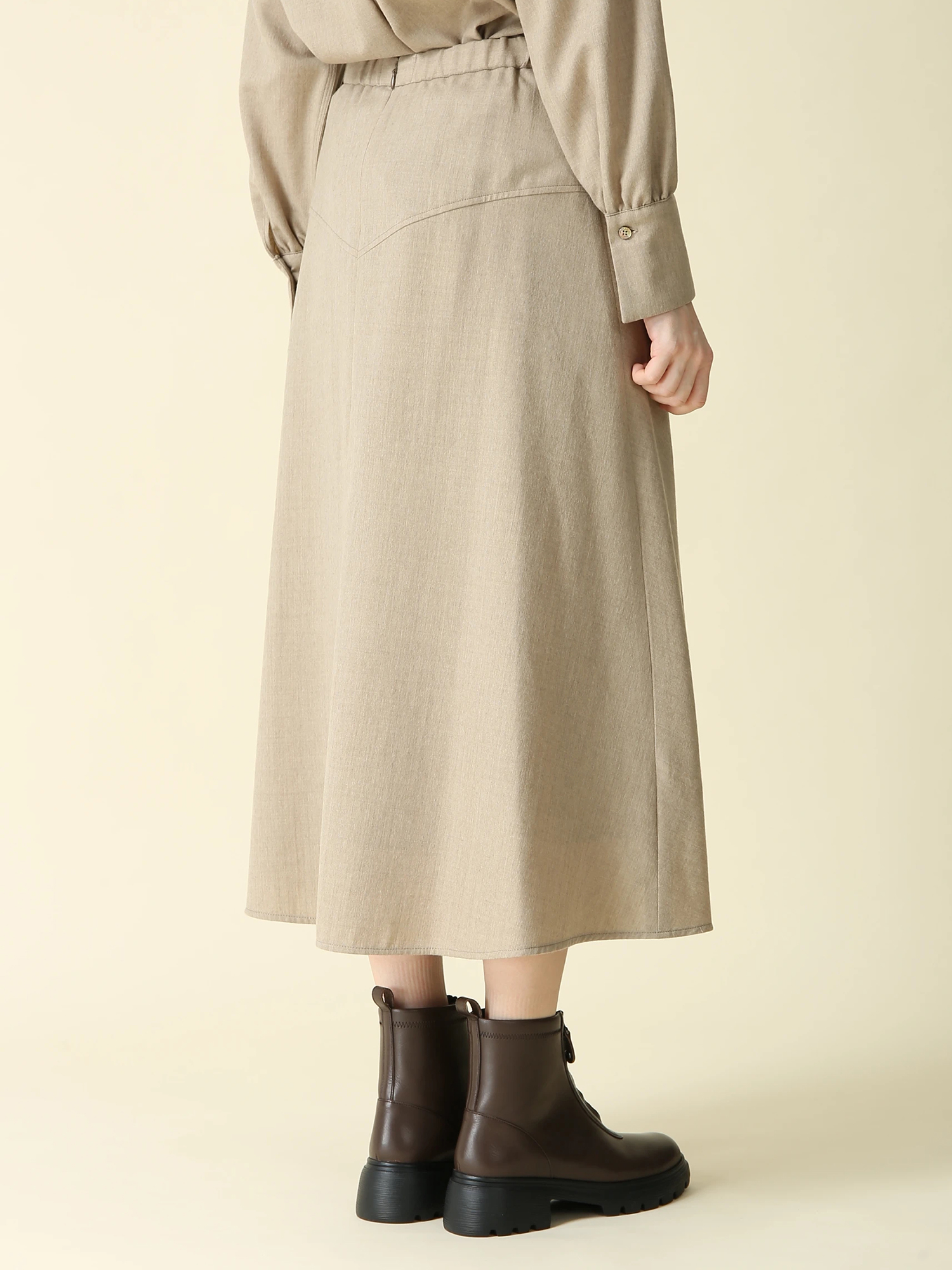 アンリセミフラノスカート ｜ MORABITO BLANC（モラビトブラン）｜.K