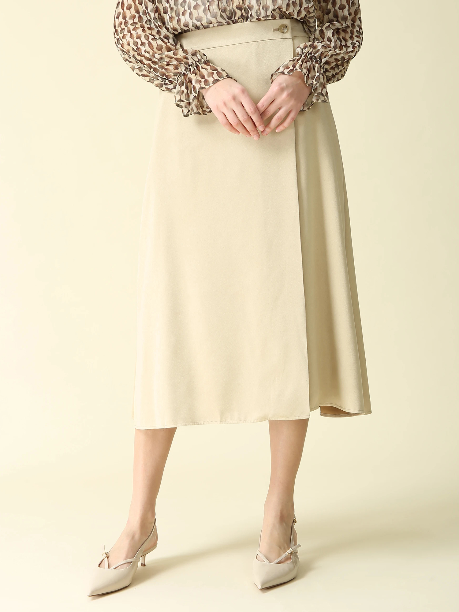 MORABITO BLANC モラビト ブラン ロングスカート美品 エレガント MORABITO BLANC モラビト ブラン ロングスカート美品 エレガント