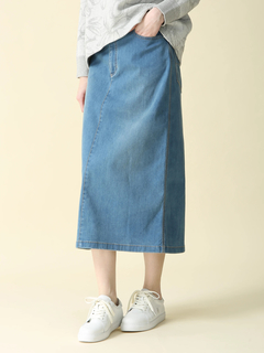 MORABITO BLANC(モラビトブラン) |【カタログ掲載】テクノロジー デニム スカート