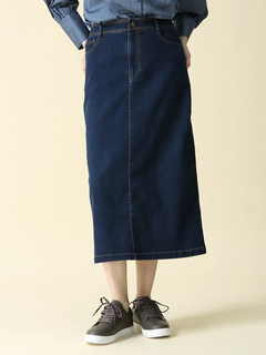 MORABITO BLANC(モラビトブラン) |【カタログ掲載】テクノロジー デニム スカート