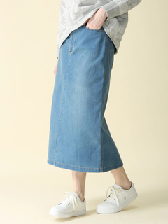 MORABITO BLANC(モラビトブラン) |【カタログ掲載】テクノロジー デニム スカート