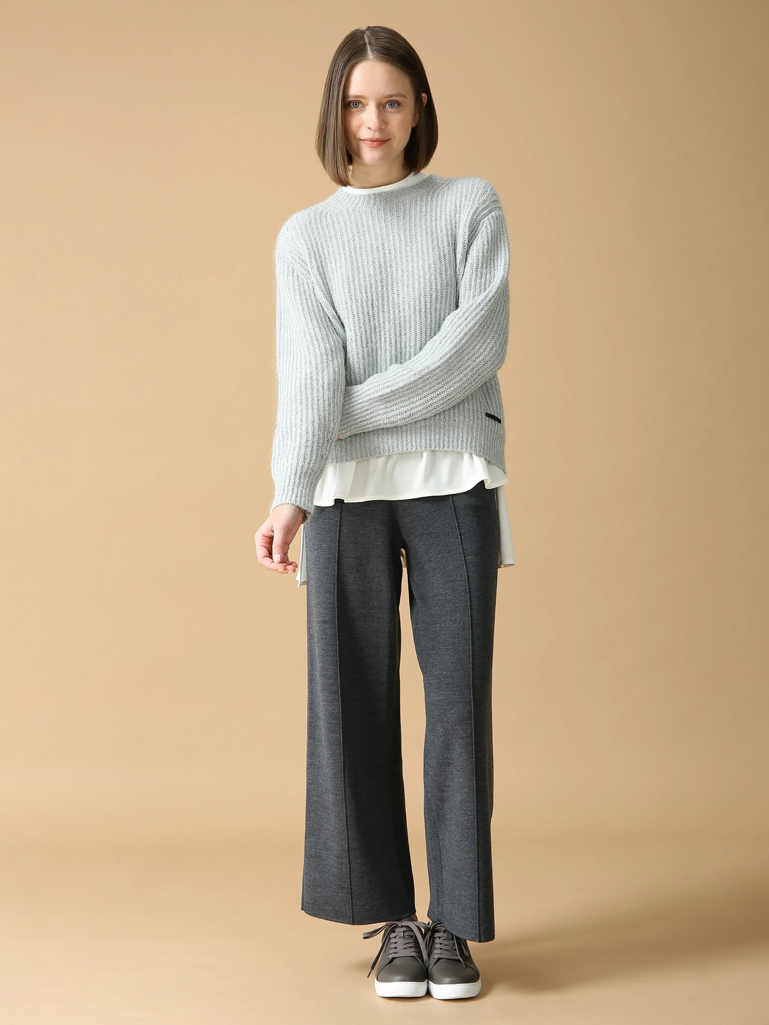 ヴィクトリア エクストラファインメリノ ウール パンツ ｜ MORABITO