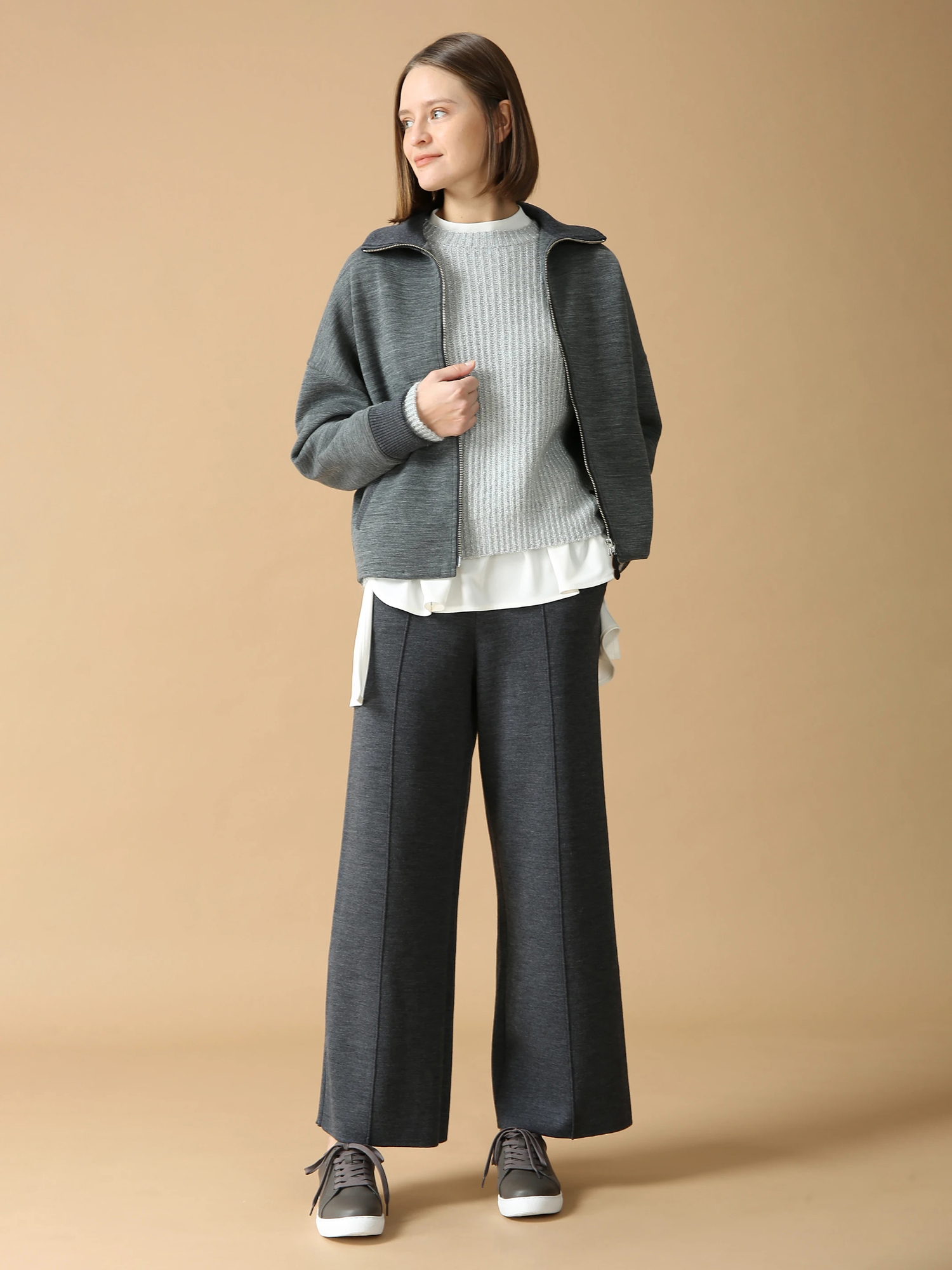ヴィクトリア エクストラファインメリノ ウール パンツ ｜ MORABITO