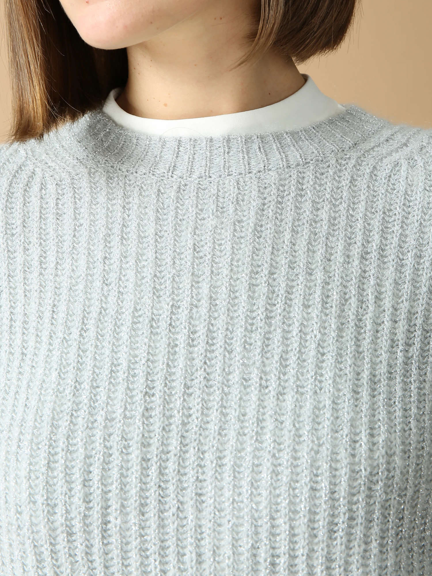 ラメリリー リブ ニット セーター ｜ MORABITO BLANC（モラビトブラン