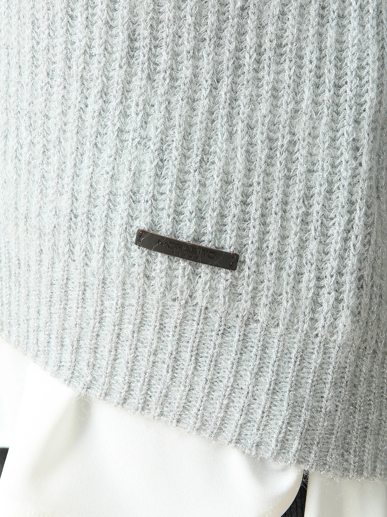 日本製】 ラメリリー リブ ニット セーター ｜ MORABITO BLANC