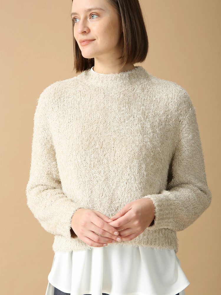 MORABITO BLANC(モラビトブラン) |スペイシェル ラメ ニット セーター