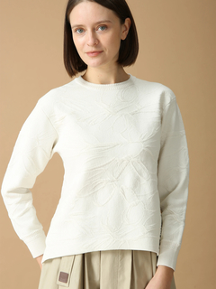 MORABITO BLANC(モラビトブラン) |モチーフジャカード ニット セーター