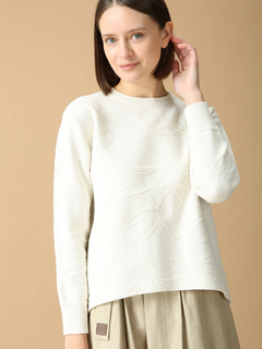 MORABITO BLANC(モラビトブラン) |モチーフジャカード ニット セーター