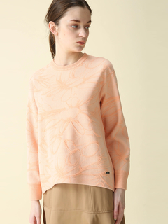 MORABITO BLANC(モラビトブラン) |モチーフジャカード ニット セーター