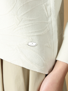 MORABITO BLANC(モラビトブラン) |モチーフジャカード ニット セーター