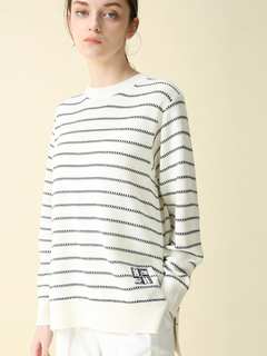 MORABITO BLANC(モラビトブラン) |VCコード ボーダー ニット セーター