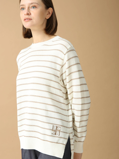 MORABITO BLANC(モラビトブラン) |VCコード ボーダー ニット セーター