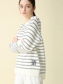 MORABITO BLANC(モラビトブラン) |VCコード ボーダー ニット セーター
