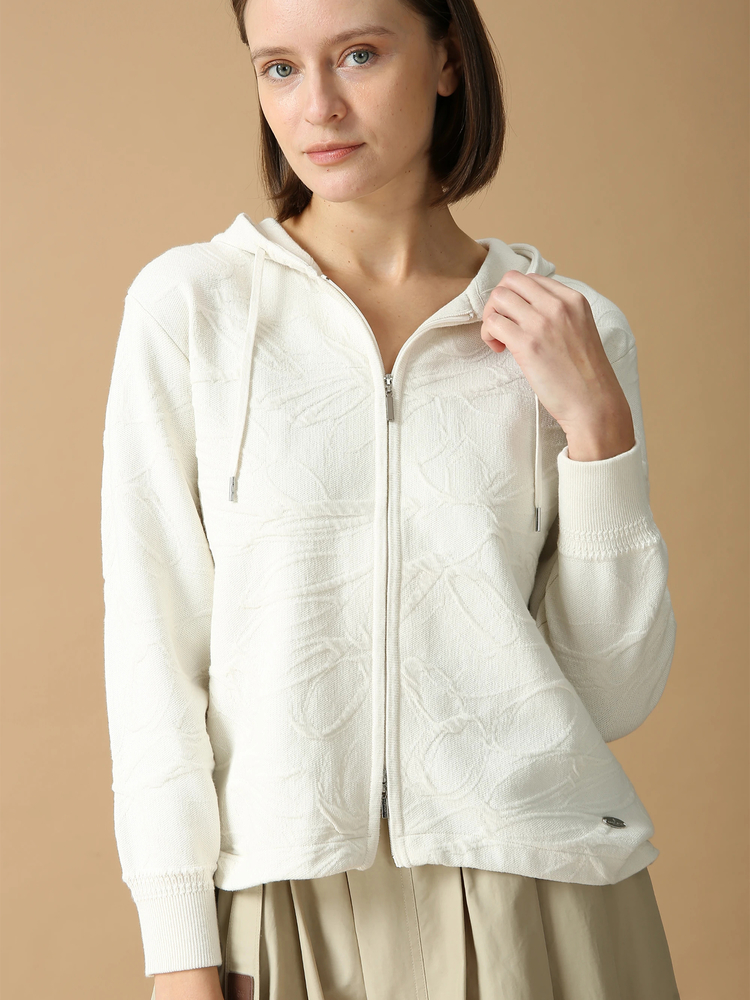 モチーフJQニットフーディー ｜ MORABITO BLANC（モラビトブラン