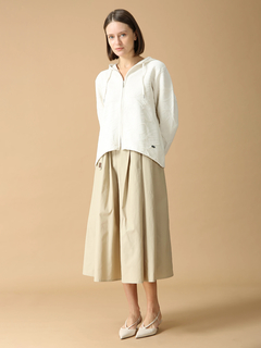 MORABITO BLANC(モラビトブラン) |モチーフジャカード ニット フーディ パーカー