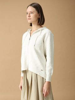 MORABITO BLANC(モラビトブラン) |モチーフジャカード ニット フーディ パーカー