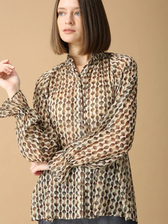 MORABITO BLANC(モラビトブラン) |デヴォープリント ブラウス シャツ