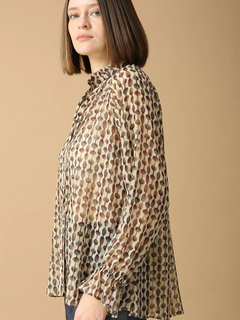 MORABITO BLANC(モラビトブラン) |デヴォープリント ブラウス シャツ