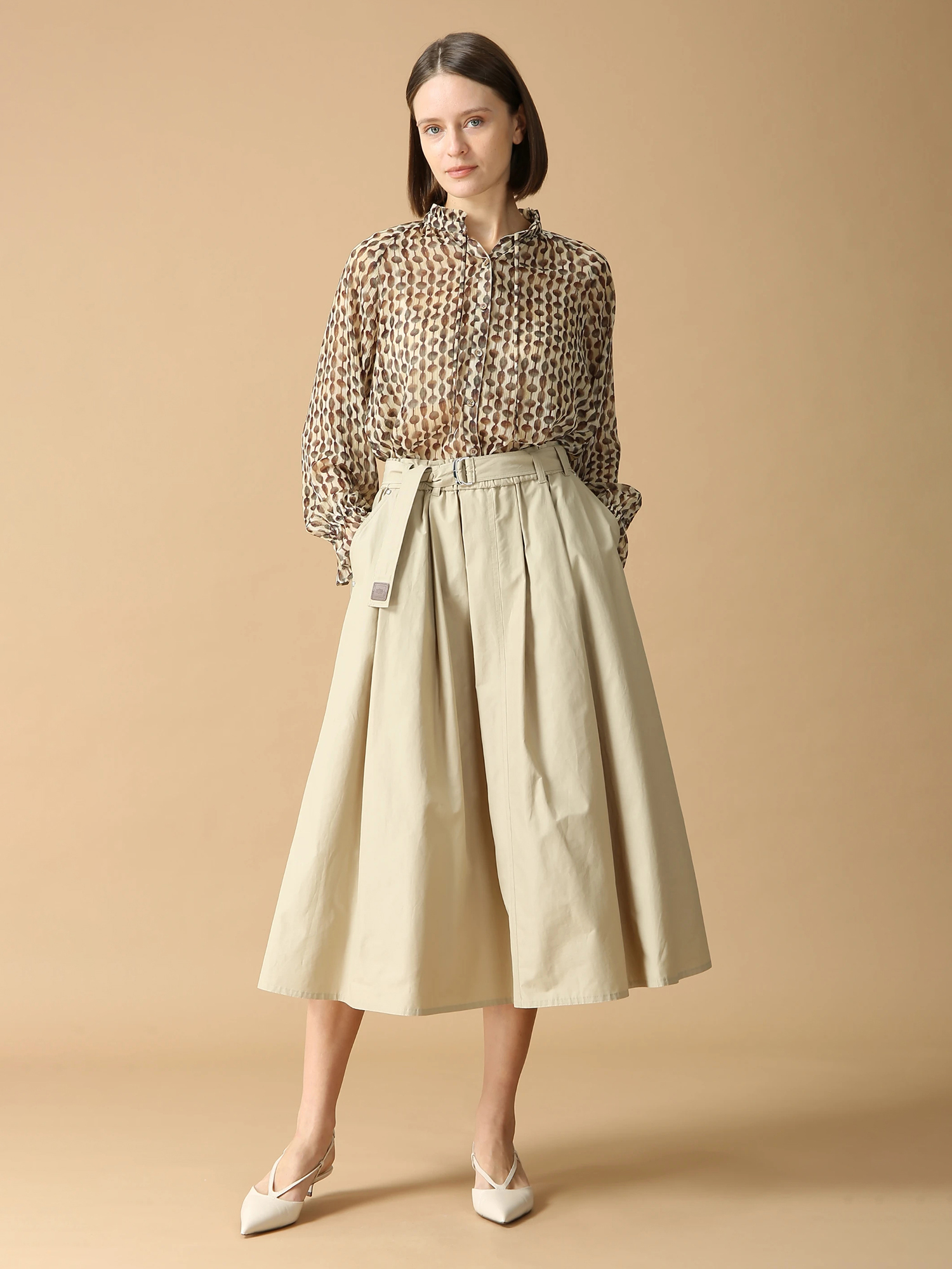 デヴォープリントブラウス ｜ MORABITO BLANC（モラビトブラン）｜.K