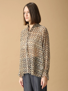 MORABITO BLANC(モラビトブラン) |デヴォープリント ブラウス シャツ