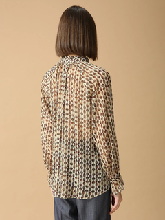 MORABITO BLANC(モラビトブラン) |デヴォープリント ブラウス シャツ