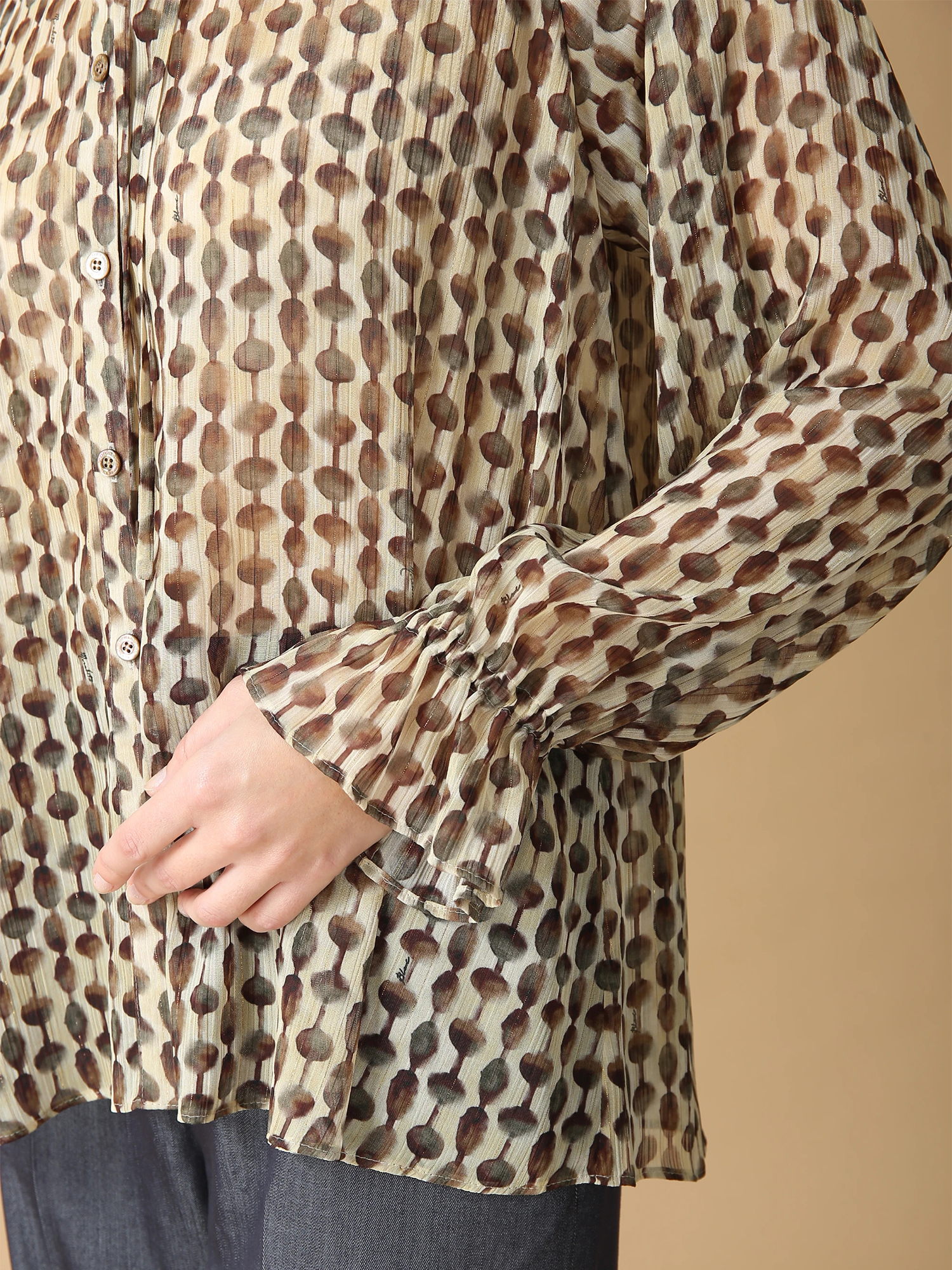 デヴォープリントブラウス ｜ MORABITO BLANC（モラビトブラン）｜.K