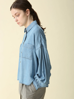 MORABITO BLANC(モラビトブラン) |【カタログ掲載】テンセルデニム ブラウス シャツ