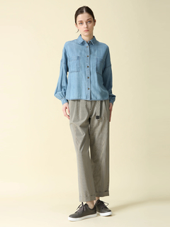 MORABITO BLANC(モラビトブラン) |【カタログ掲載】テンセルデニム ブラウス シャツ