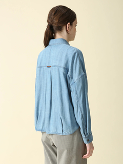 MORABITO BLANC(モラビトブラン) |【カタログ掲載】テンセルデニム ブラウス シャツ