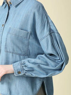 MORABITO BLANC(モラビトブラン) |【カタログ掲載】テンセルデニム ブラウス シャツ