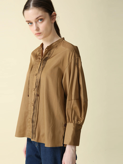 MORABITO BLANC(モラビトブラン) |【カタログ掲載】シルクライクサテン ブラウス シャツ