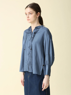 MORABITO BLANC(モラビトブラン) |【カタログ掲載】シルクライクサテン ブラウス シャツ