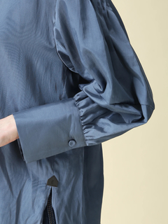 MORABITO BLANC(モラビトブラン) |【カタログ掲載】シルクライクサテン ブラウス シャツ