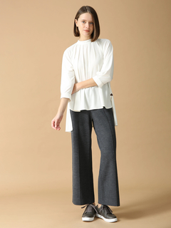 MORABITO BLANC(モラビトブラン) |アセテート強撚ポンチ プルオーバー ブラウス シャツ