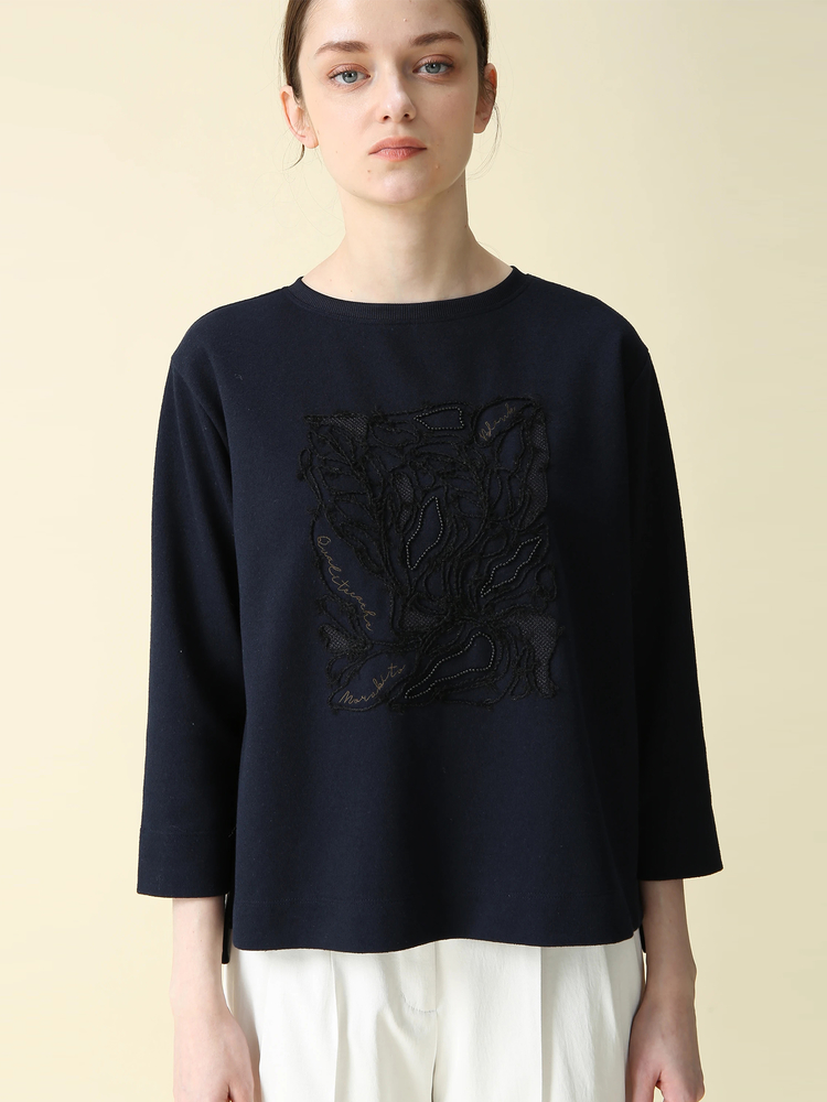 ブークレダンボール プルオーバー カットソー ｜ MORABITO BLANC