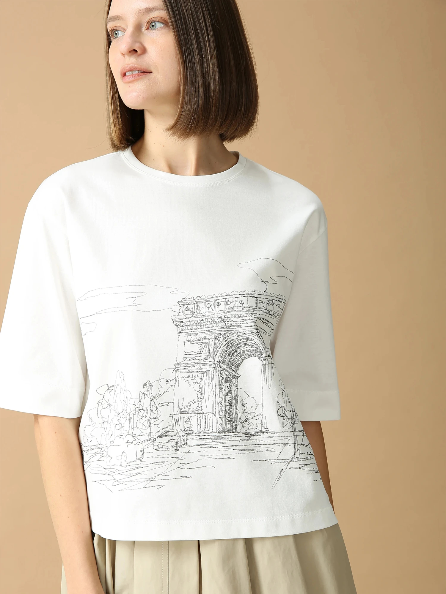 ゾッコンポンチ プルオーバー カットソー Tシャツ ｜ MORABITO BLANC 