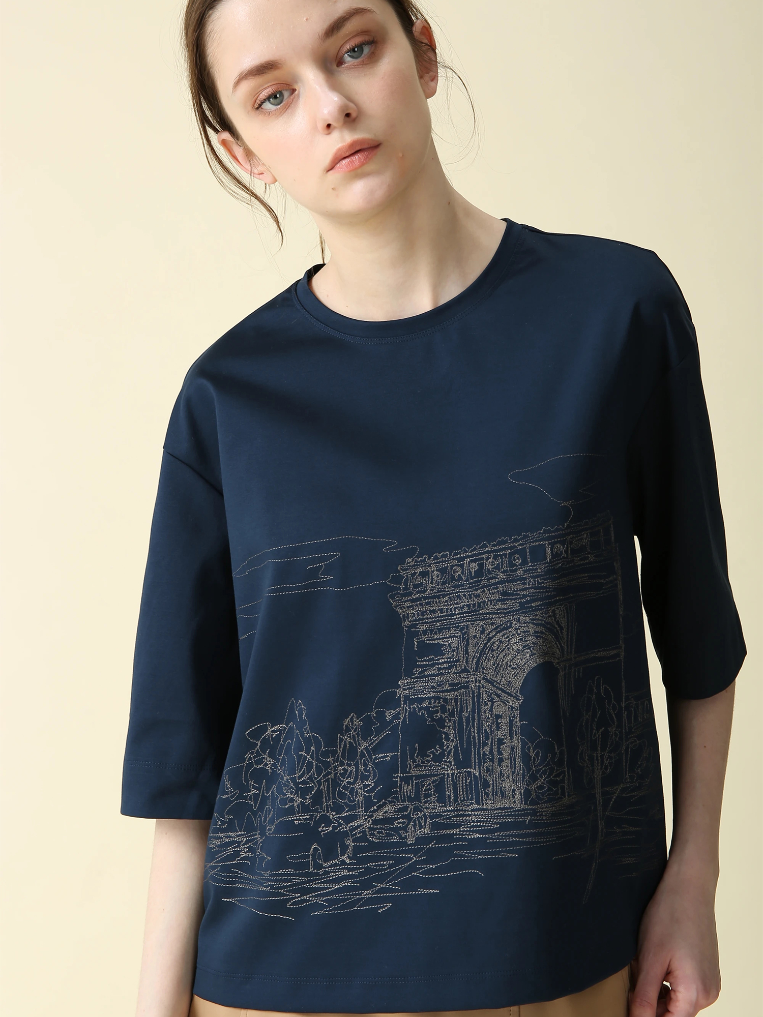 ゾッコンポンチ プルオーバー カットソー Tシャツ ｜ MORABITO BLANC