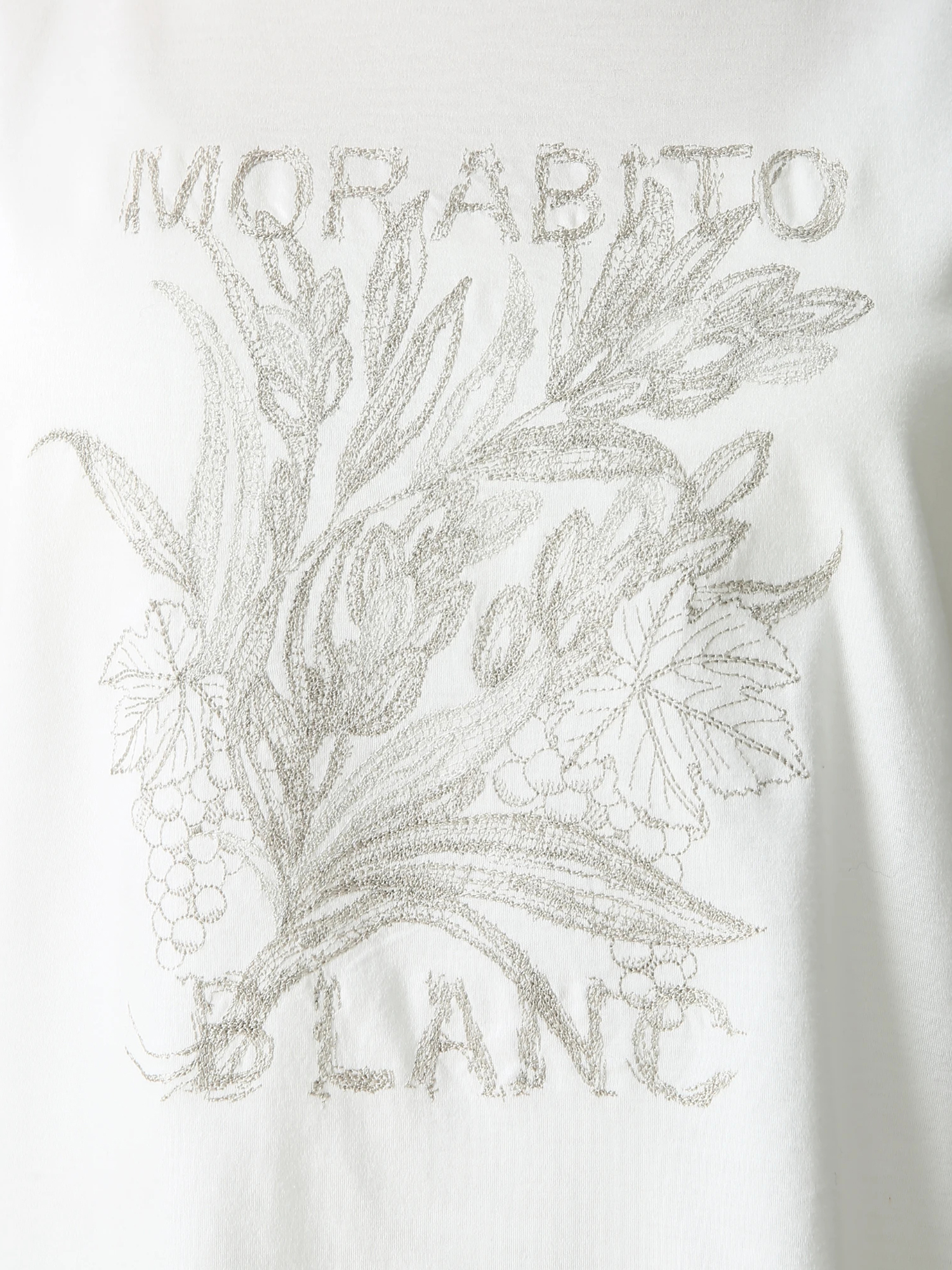 予約】ラメ糸刺しゅう ギザリヨセルスムース カットソー Tシャツ