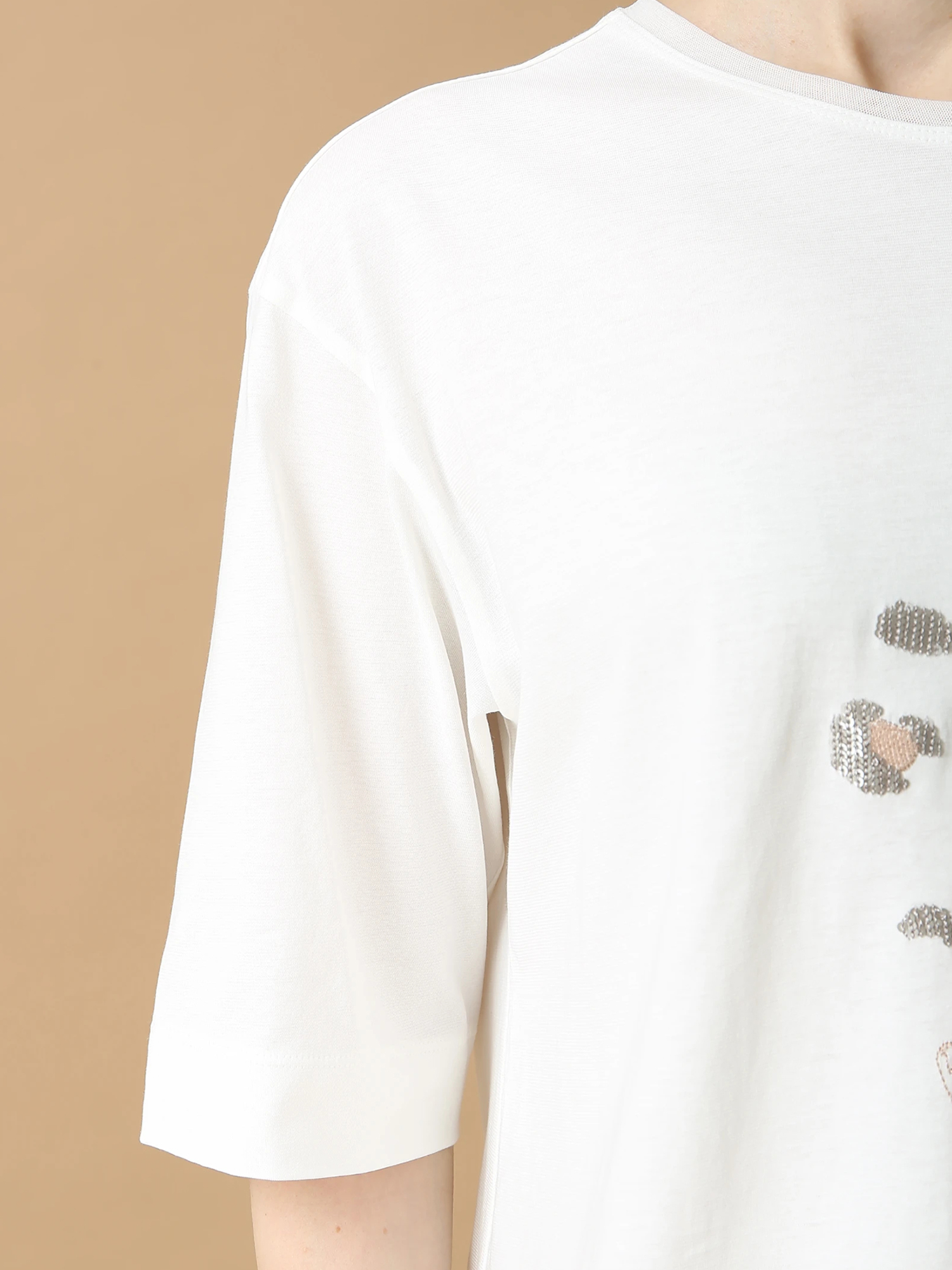 クールローレルカットソー 麦モチーフ Tシャツ ｜ MORABITO BLANC
