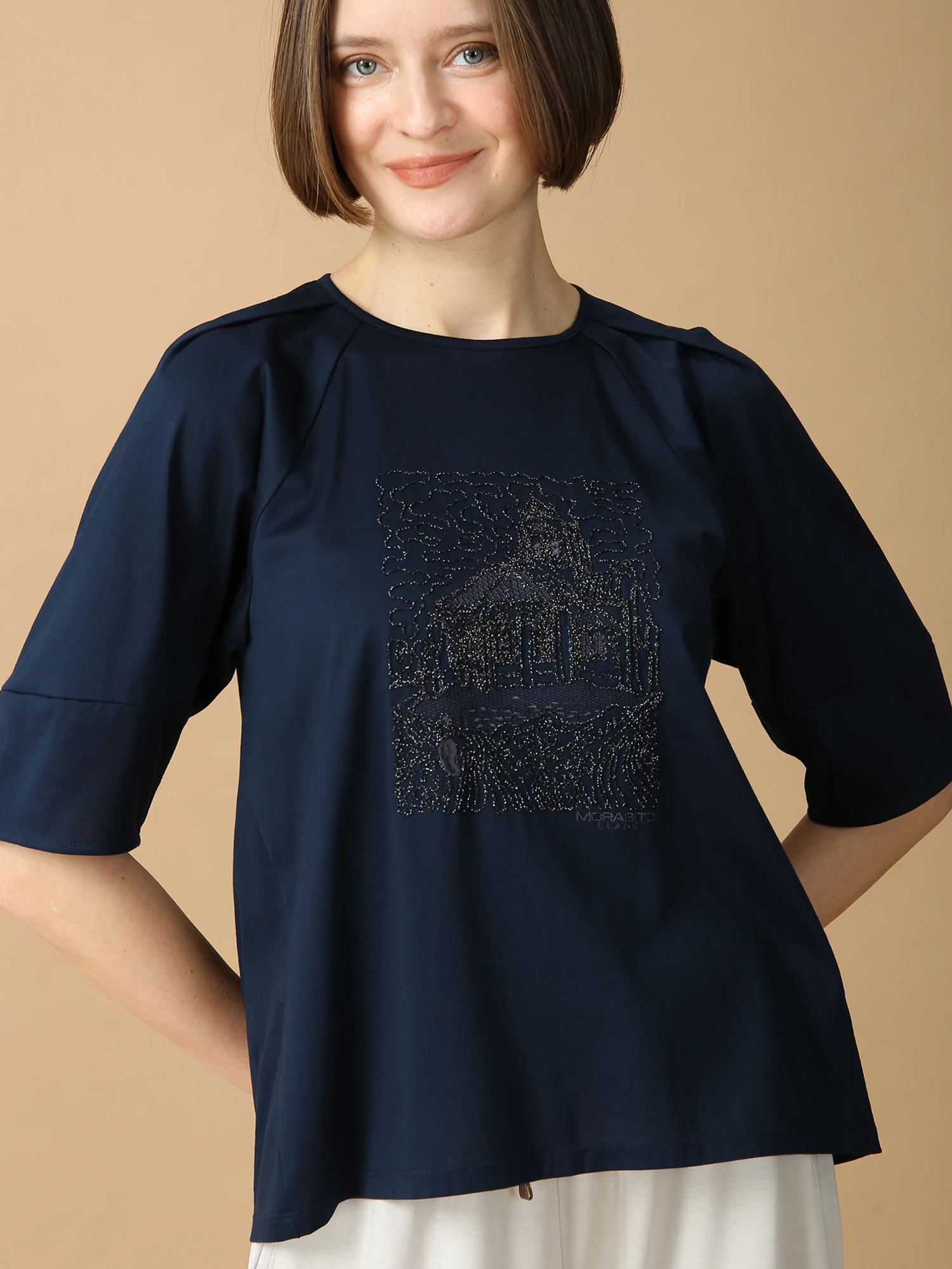 プライムジャージカットソー Tシャツ ｜ MORABITO BLANC（モラビト