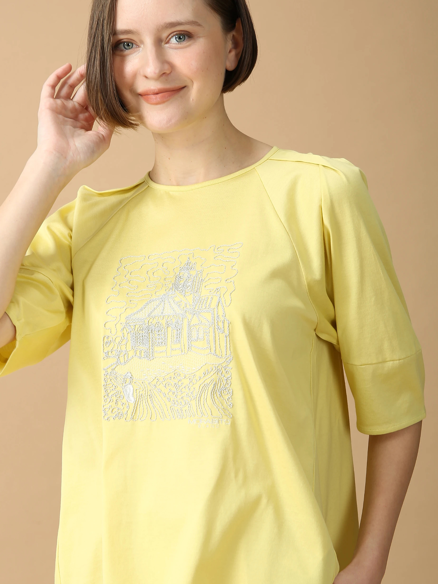 プライムジャージカットソー Tシャツ ｜ MORABITO BLANC（モラビト